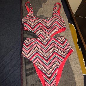 Aerie Cut-out one piece swimsuit